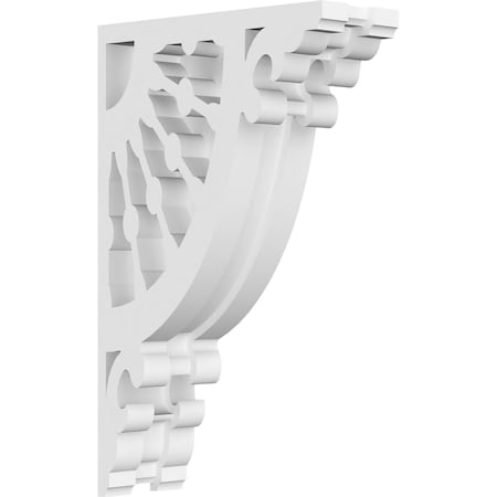 Ekena Millwork Wagon Wheel Architectural Grade PVC Corbel, 1 7/8"W X 5"D X 8"H CORP01X05X08WW